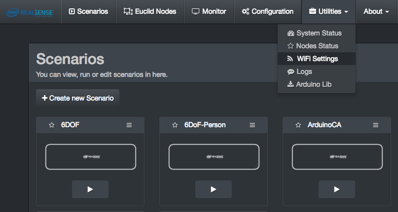 Euclid Wifi Settings